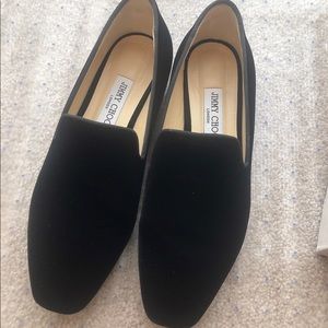 Jimmy Choo Jaida Velvet Loafers IT 40 Like New